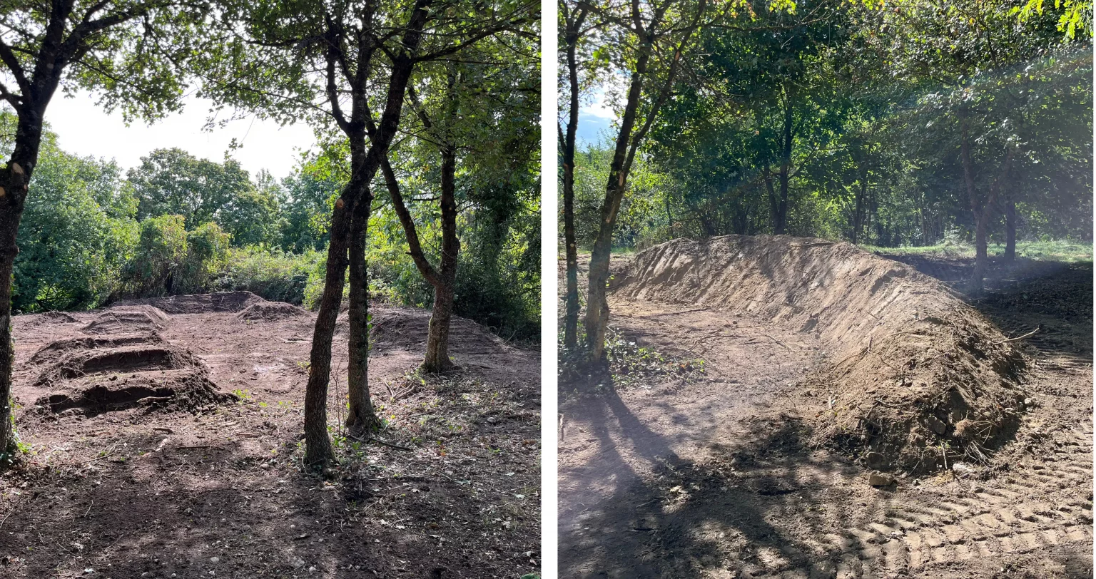 Terrain de pilotage pour club de vélo